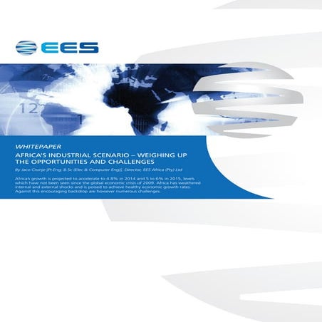 Africa's Industrial Scenario-Weighing up the Opportunities and Challenges