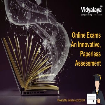 Vidyalaya School Management ERP offers Online Exams – Innovative, Paperless A...
