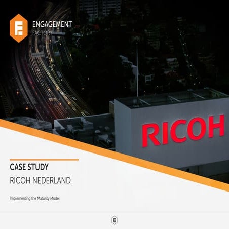 Ricoh case study - implementing the maturity model - Marketing Automation 