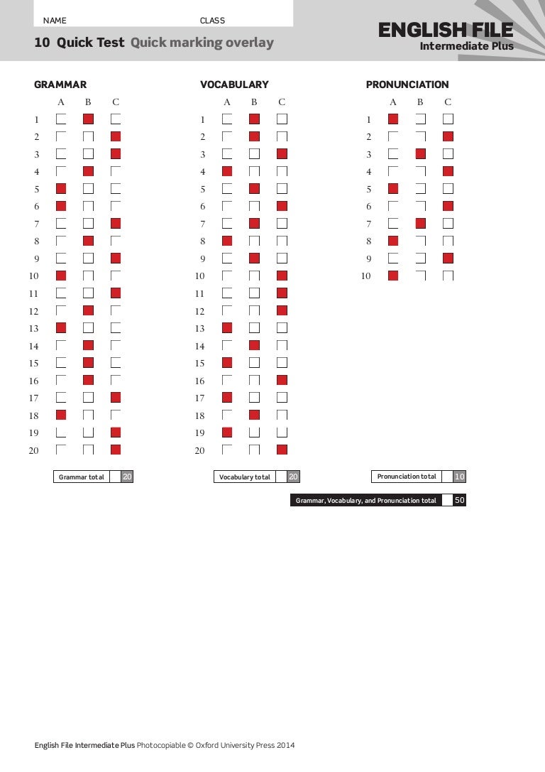 Файл 10 тест. English file Upper Intermediate quick Test 8 Keys. Quick Test 10 English file pre-Intermediate ответы. English file Intermediate Tests. English file Intermediate Plus.
