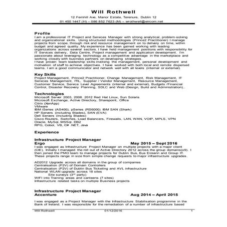 Will Rothwell CV2016 v2 0