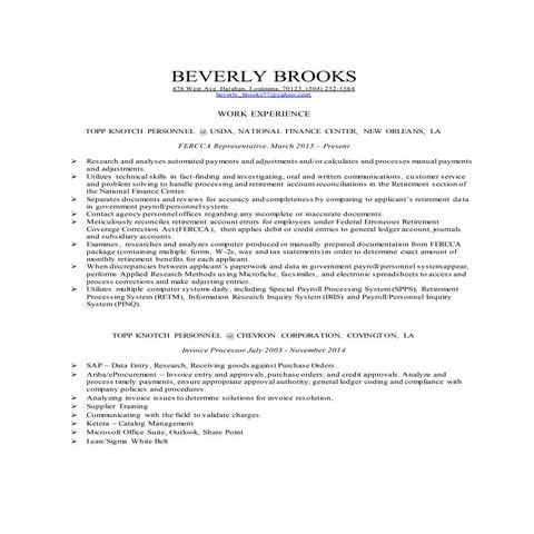 Resume | RTF