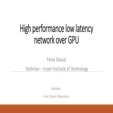 GPUrdma - Presentation