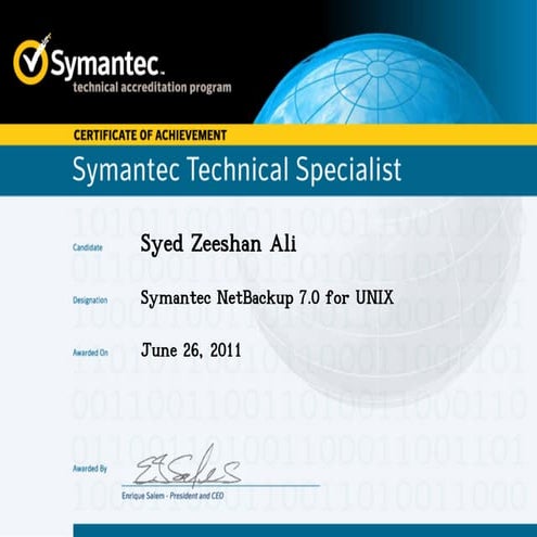 unix certified zeeshan