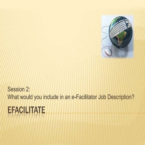 E facilitate session 2 280311