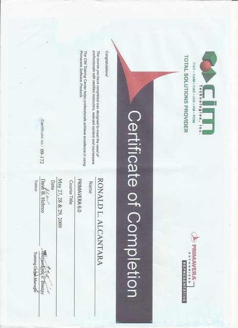 Certificate | PDF