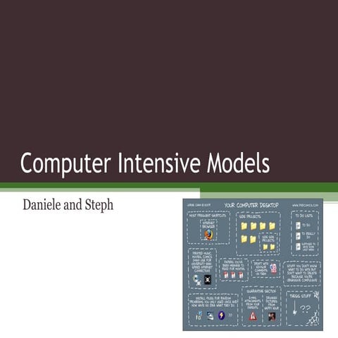 Computer Intensive Statistical Methods