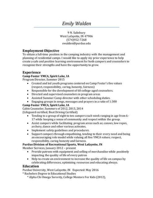 Resume 2015