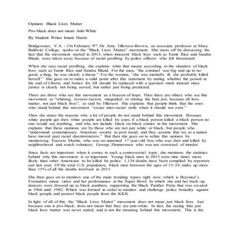 Black lives matter | PPTX