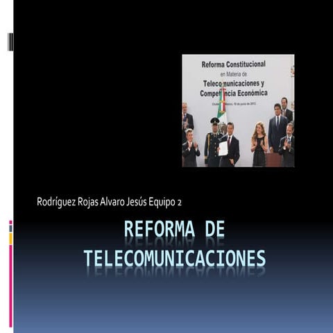 Reforma de Telecomunicaciones