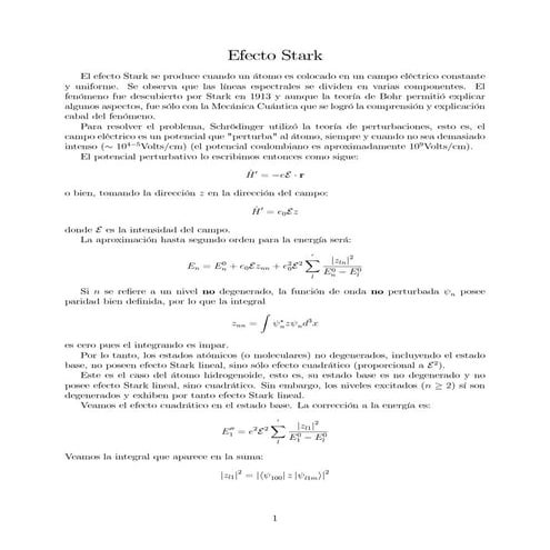 Efecto stark