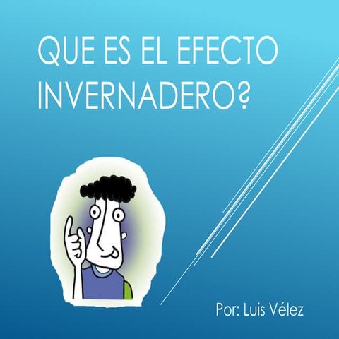 Efecto invernadero