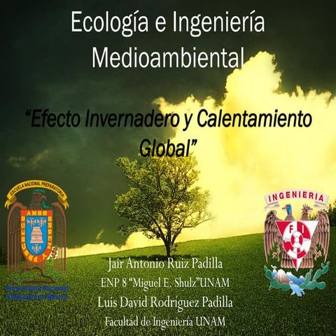 El Efecto invernadero