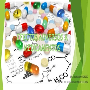 Efectos adversos a medicamentos