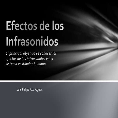Efectos de los infrasonidos