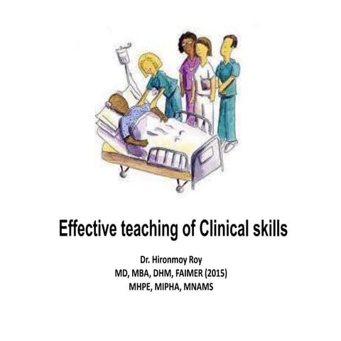 Efeective clinical and practical skill teaching