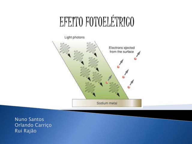 Efeito fotoelétrico