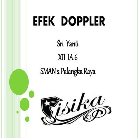 Efek  doppler