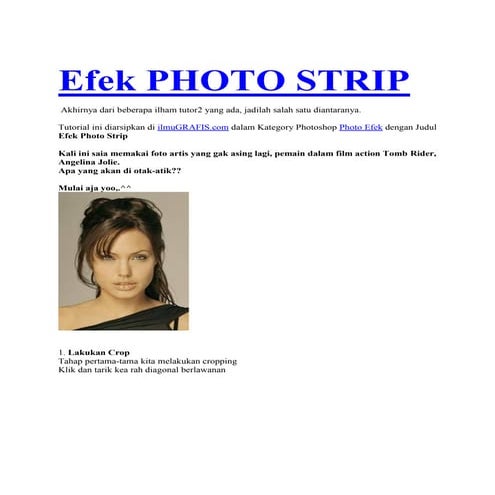 Efek photo strip
