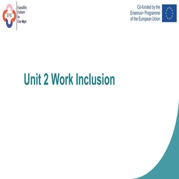 Work Inclusion