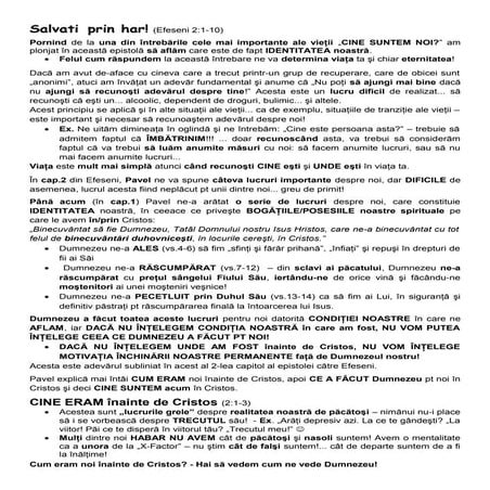 Efeseni 2.1-10 Salvati prin har