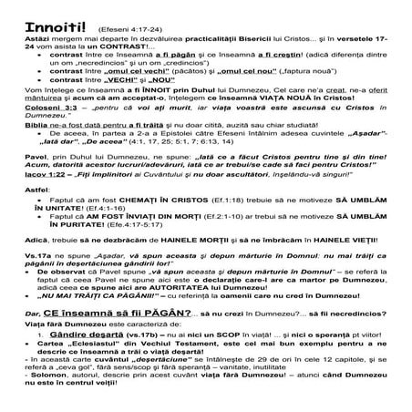 Efeseni 4.17-24 Înnoiţi