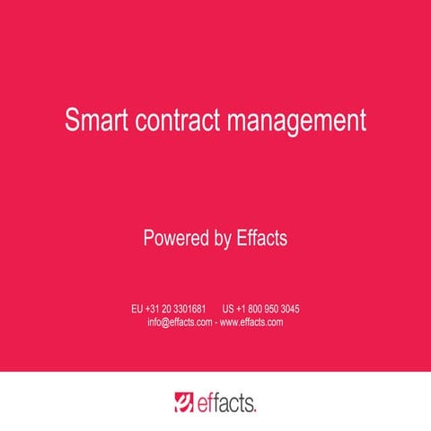 Smart Contract Management | PDF