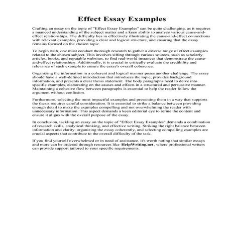 Effect Essay Examples.pdf