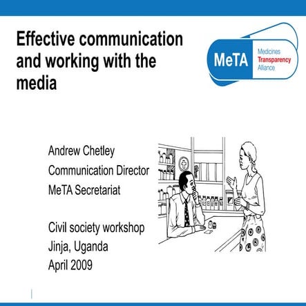 Effective communication and working with the media | PPT