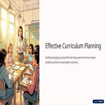 Process of Curriculum Development | PPTX