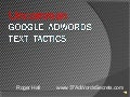 Effective Google AdWords Text Secrets
