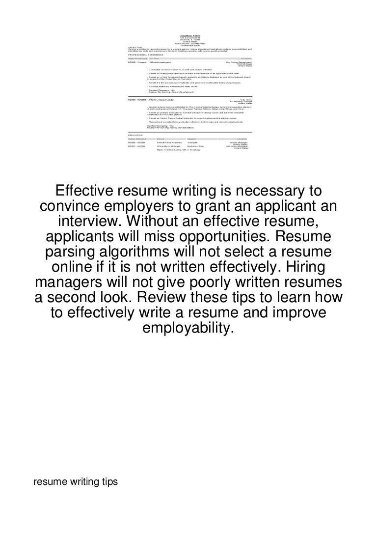 Resume writing service image
