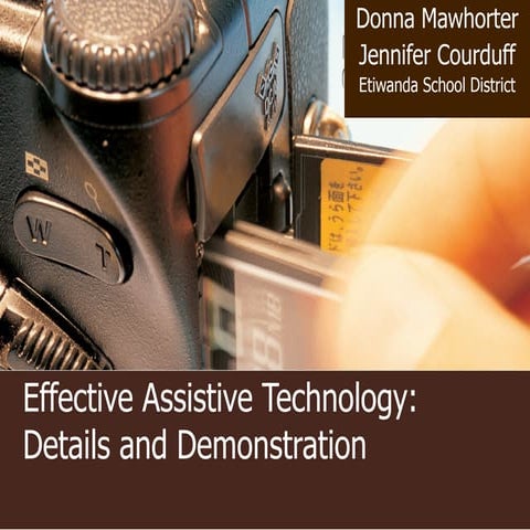 Effective Assistive Technology.Bkrd