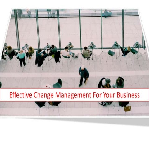 Effective change management for your business
