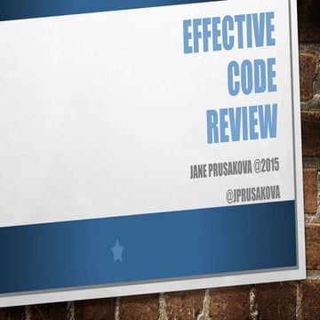 Effective Code Review | PPTX