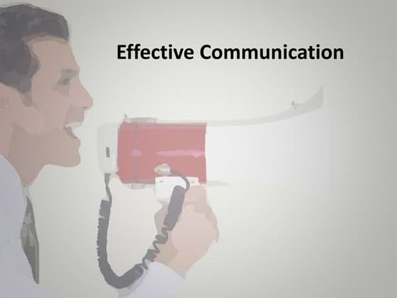 Effective Communication At Workplace | PPT