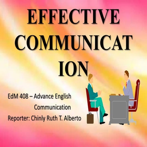 Effective communication