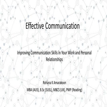 Effective communication