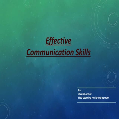 effective communication IMPORTANCE..pptx