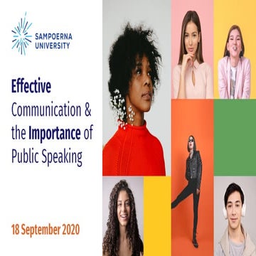 Effective Communication and the Importance of Public Speaking