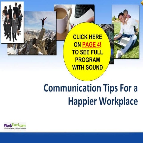 Effective Communication in the Workplace PowerPoint, DVD, Online Web Course, ...