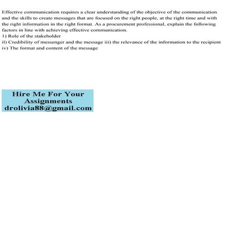 Effective communication requires a clear understanding of the object.pdf
