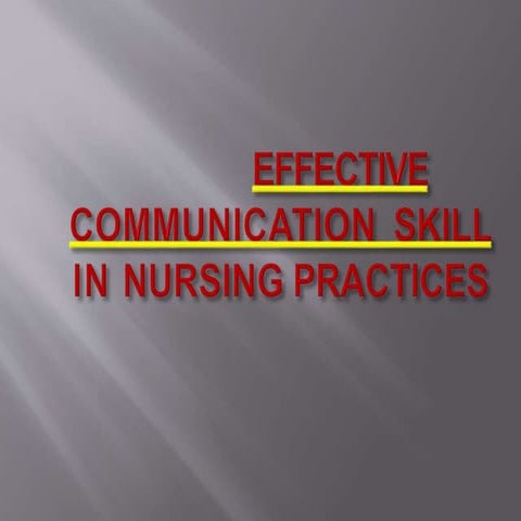 Effectivecommunicationskill 