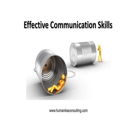 Effective communication skills