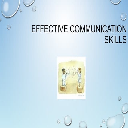 Effective communication skills | PPT