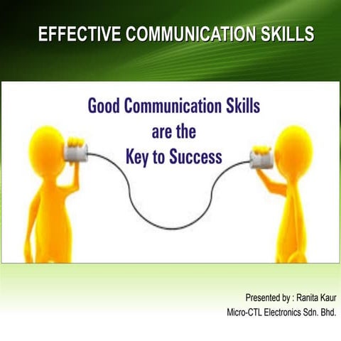 Effective Communication Skills