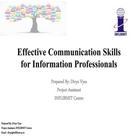 Effective communication skills for information professionals