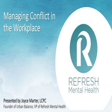 Effective Conflict Resolution 