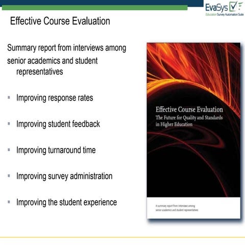 Effective course evaluation