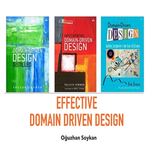 Domain Driven Design - Developer Summit Turkey